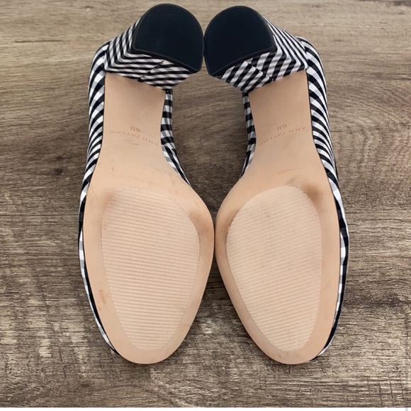ANN TAYLOR Gingham Block Heels - Picture 5 of 8